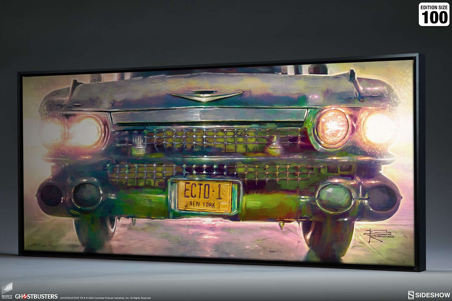 Ghostbusters Ecto-1 Art Print  Exclusive Edition View 5