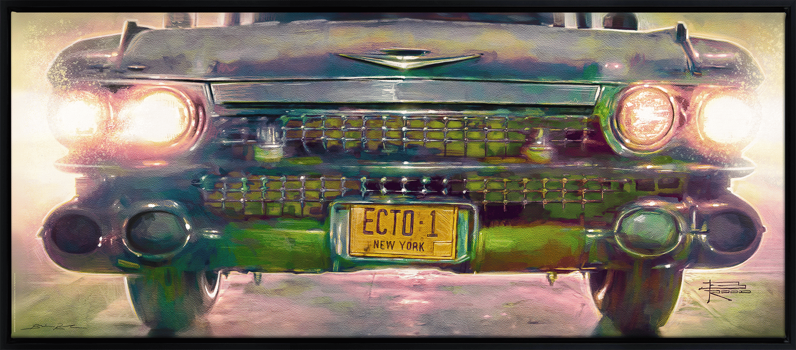 Ghostbusters Ecto-1 Art Print  Exclusive Edition View 7