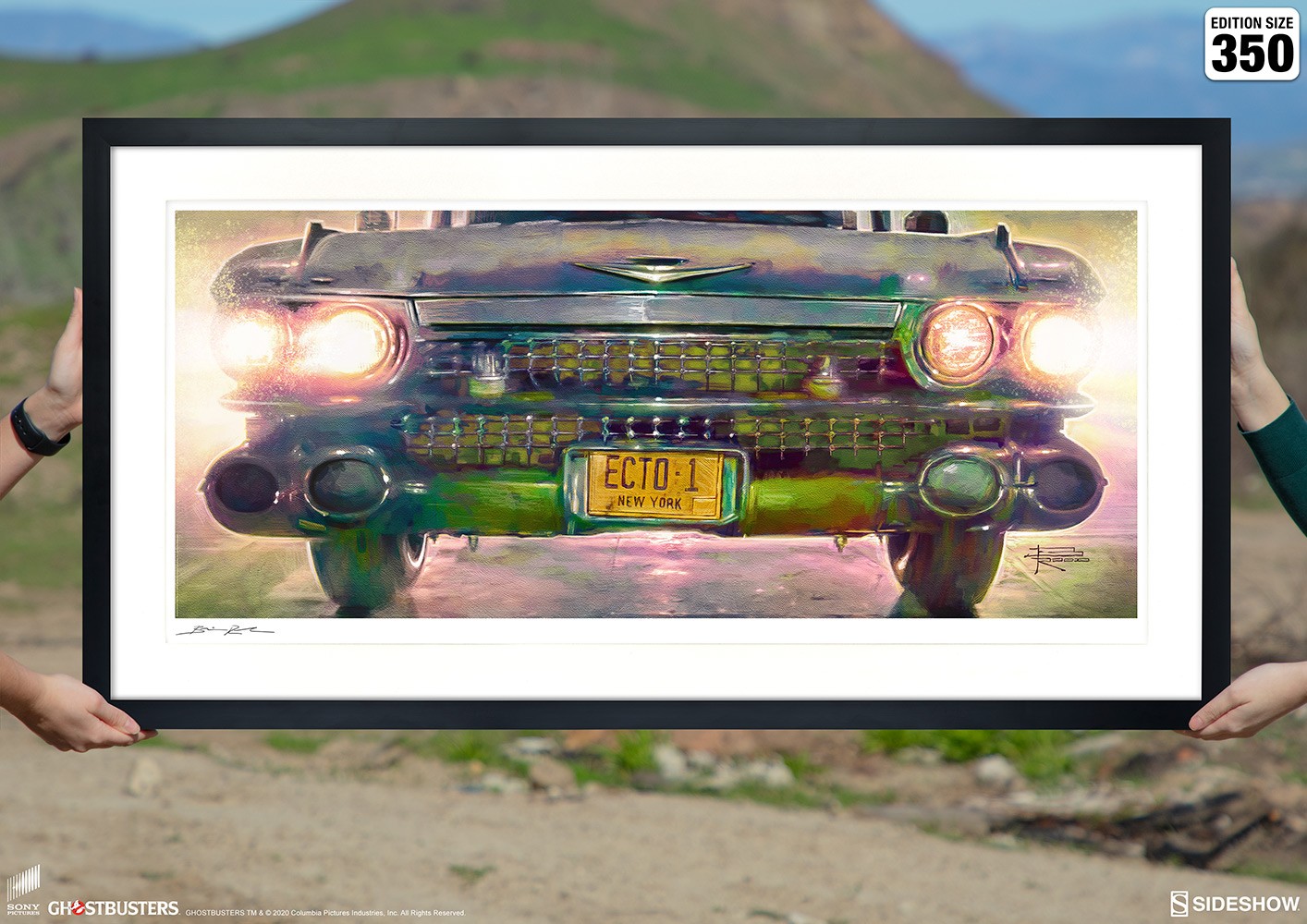 Ghostbusters Ecto-1 Art Print  Exclusive Edition View 7