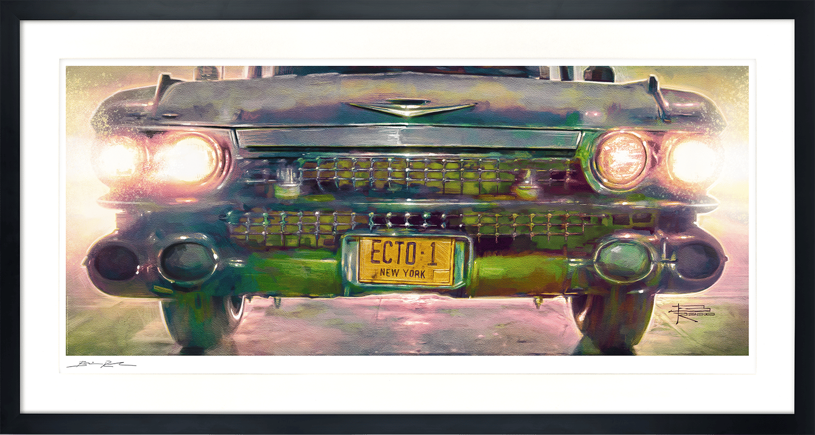 Ghostbusters Ecto-1 Art Print  Exclusive Edition View 8