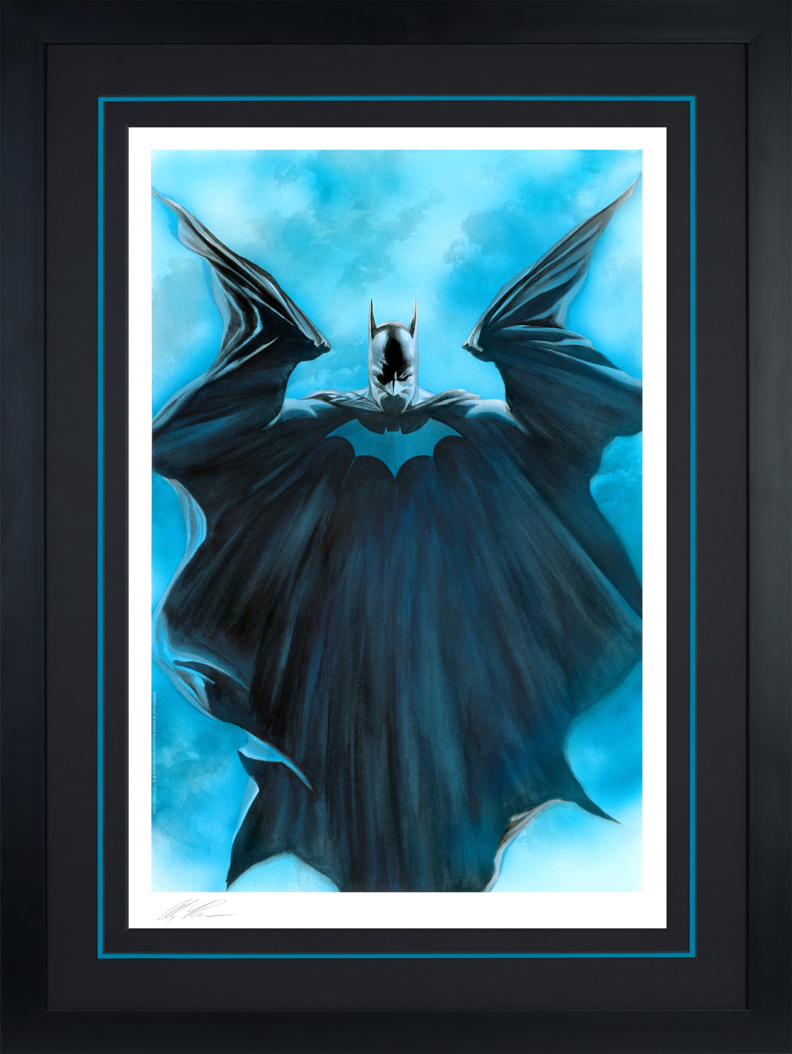 The Batman: Midnight in Gotham Fine Art Lithograph by Alex Ross | Sideshow  Collectibles