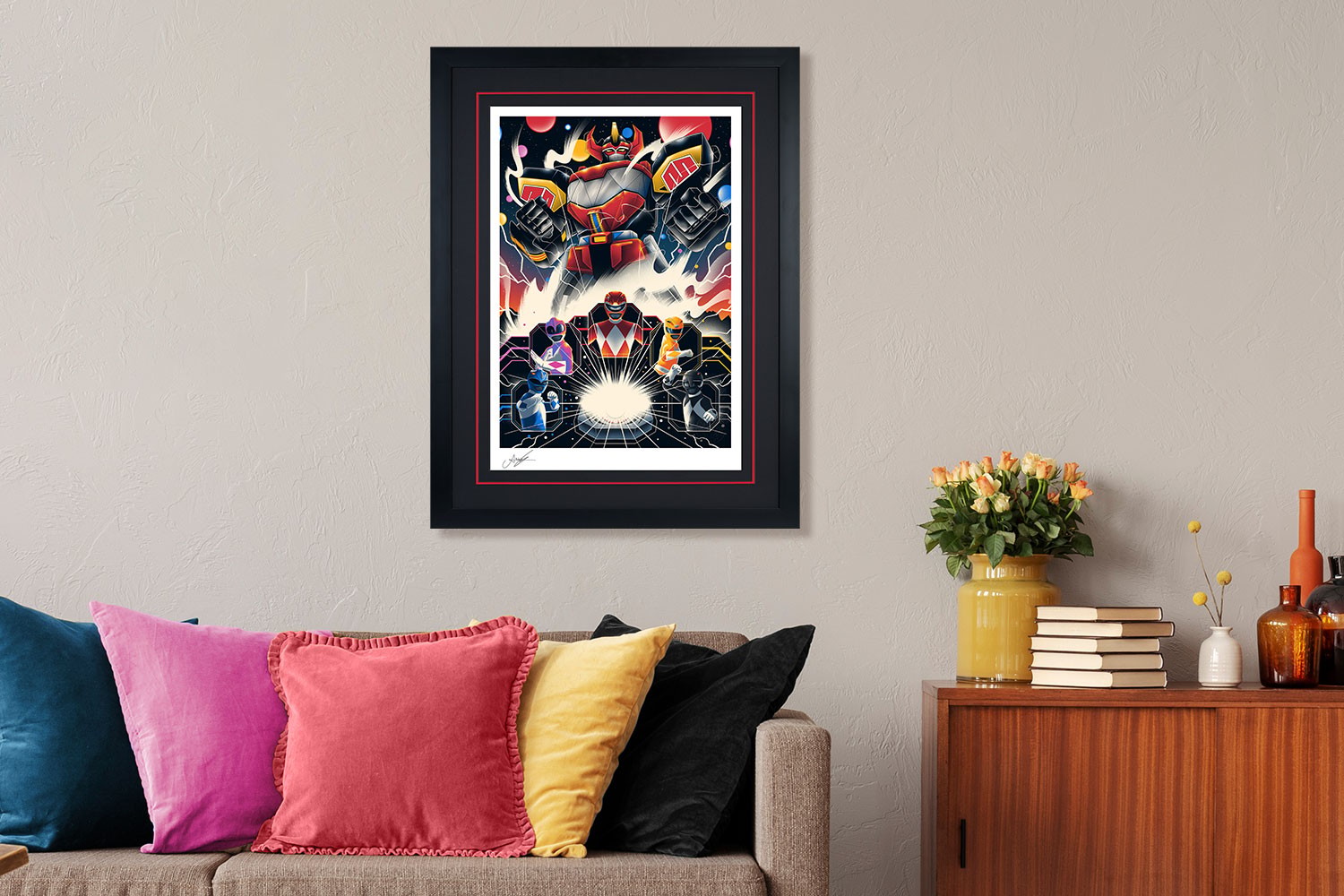 Mighty Morphin Power Rangers Mighty Morphin Power Rangers! Art Print  Exclusive Edition View 1