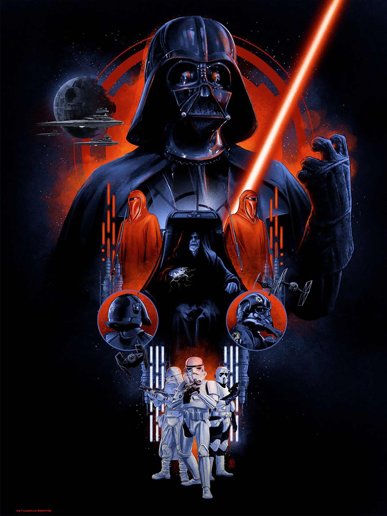 The Dark Side Lithograph Art Print by ACME Archives | Sideshow