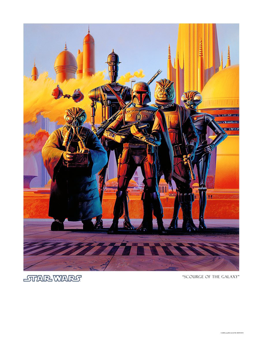 Star Wars Scourge of the Galaxy Art Print  (Prototype Shown) View 3