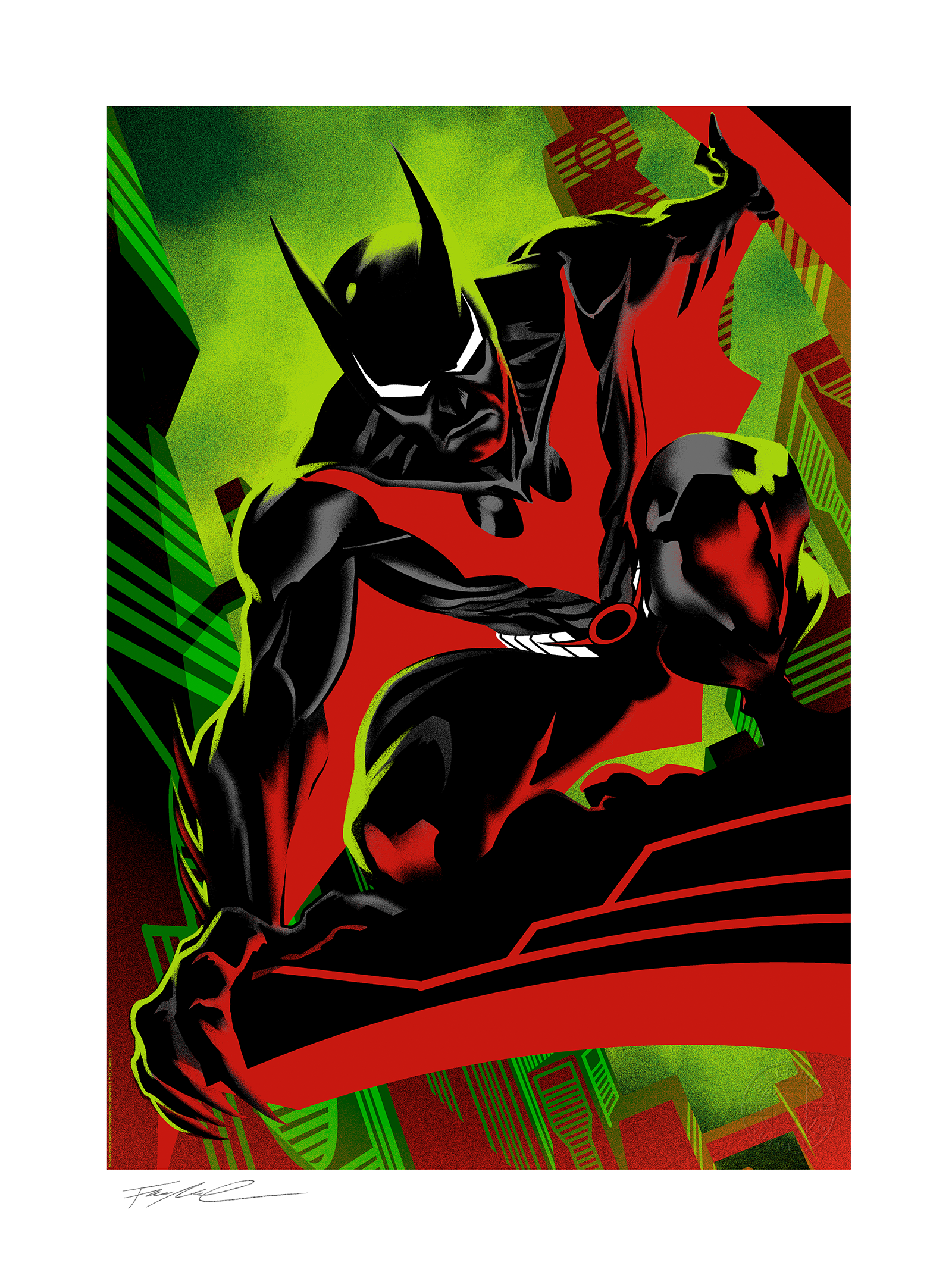 Batman Beyond #37 Fine Art Print by Francis Manapul | Sideshow Collectibles