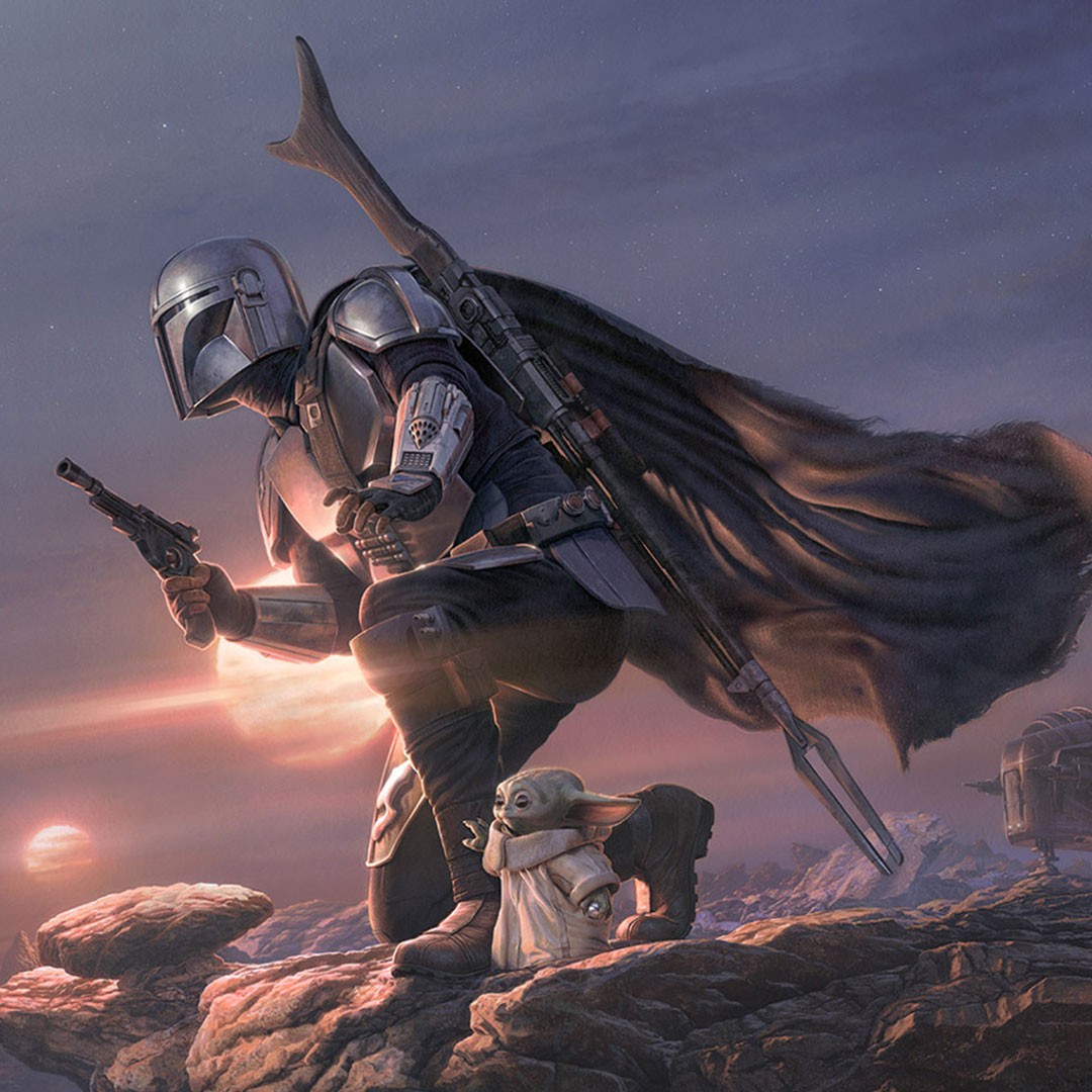 Star Wars Din Djarin & Grogu: A Clan of Two Art Print  View 2