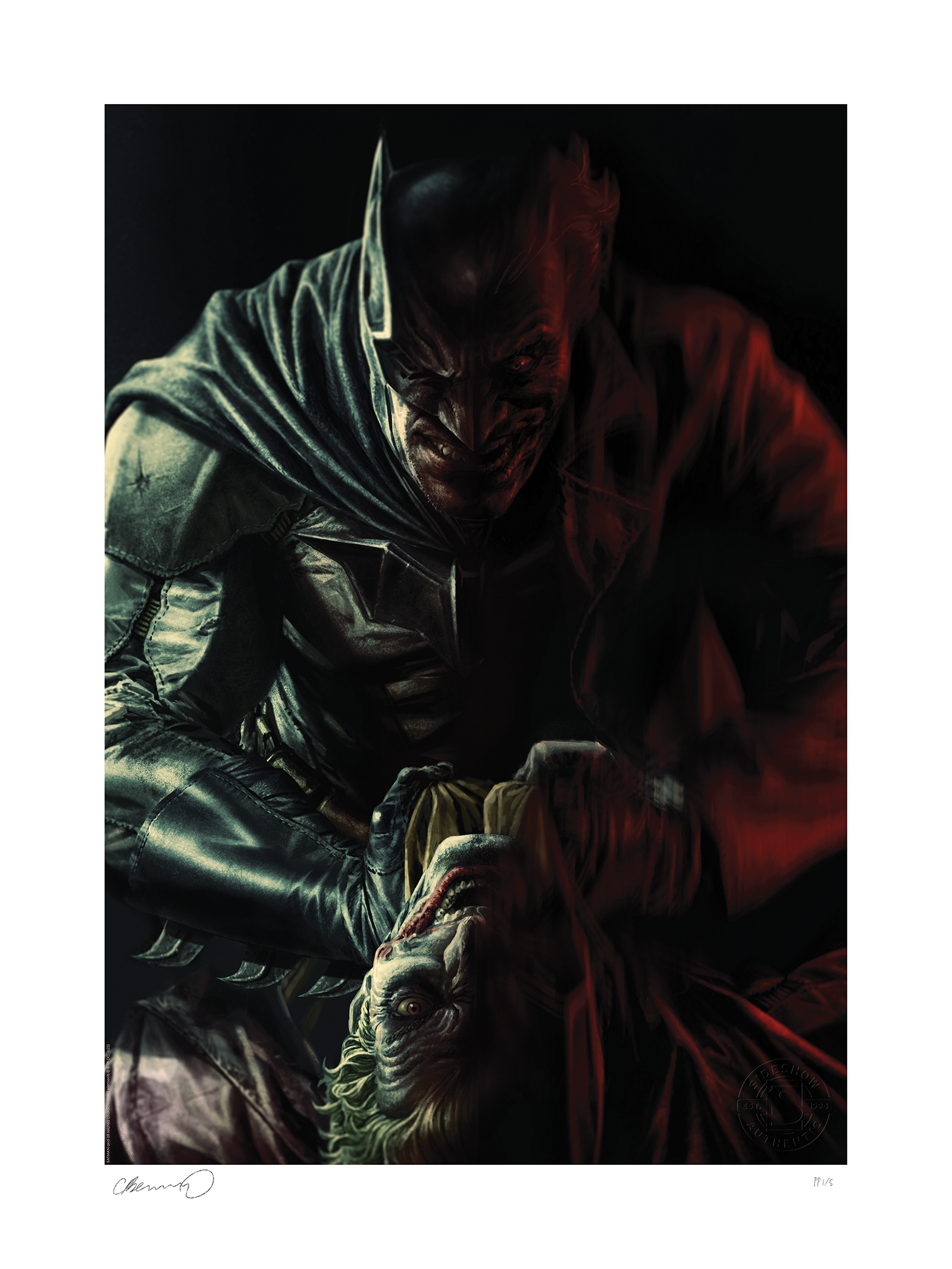 Batman #100 Fine Art Print by Lee Bermejo | Sideshow Collectibles