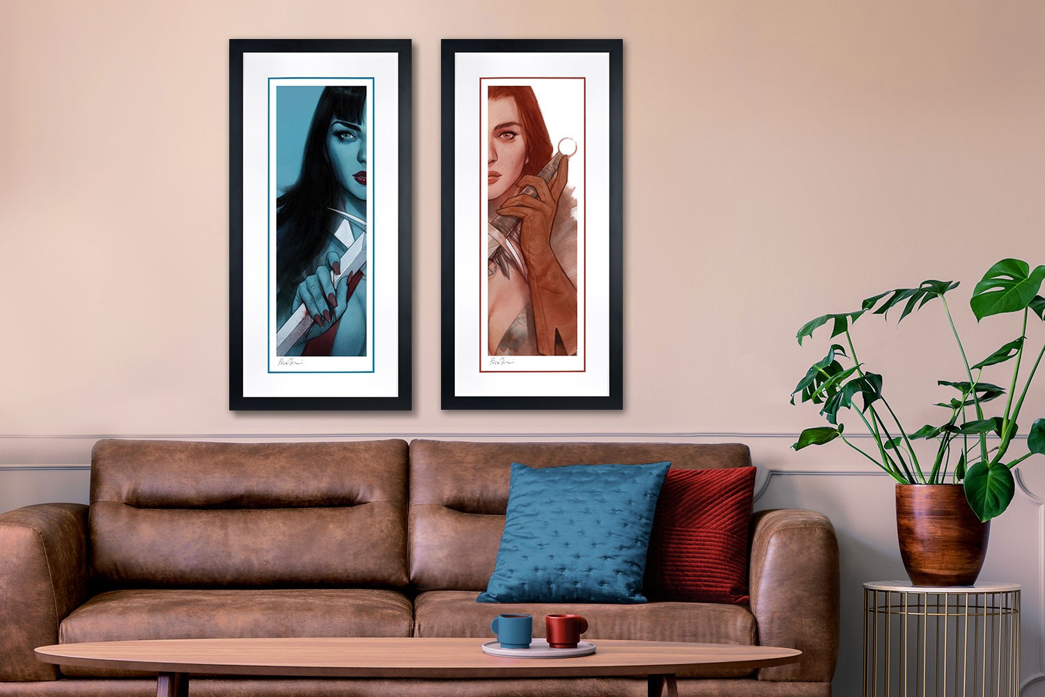 Vampirella & Red Sonja: Framed Set Exclusive Edition View 1
