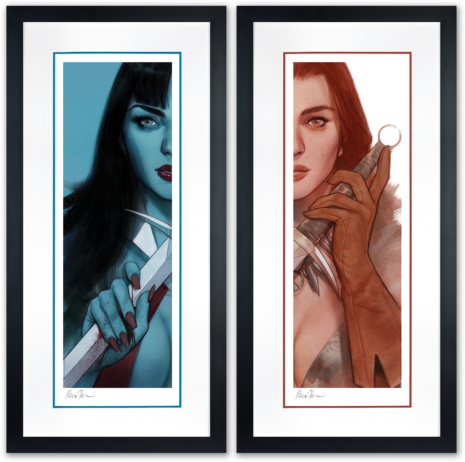 Vampirella & Red Sonja: Framed Set Exclusive Edition View 2
