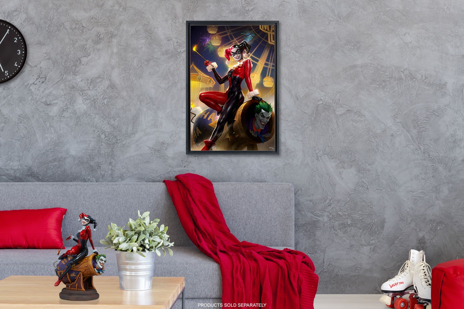 DC Comics Harley Quinn & The Joker Art Print  Exclusive Edition View 1