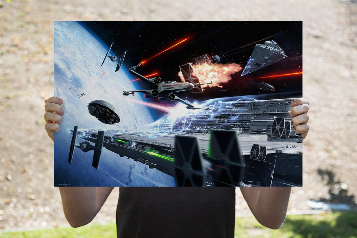 Star Wars Hoth Evacuation Art Print  View 1