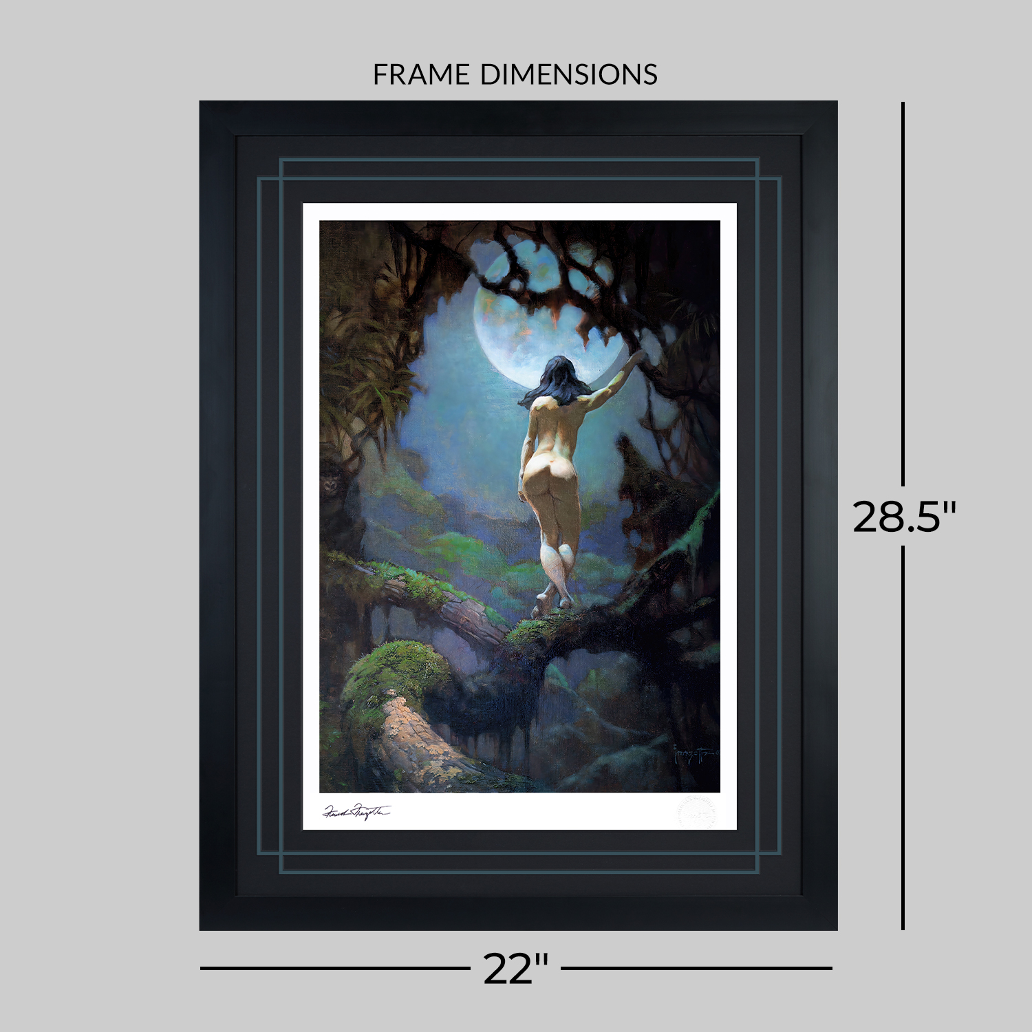 Frank Frazetta Moon's Rapture Art Print  View 2