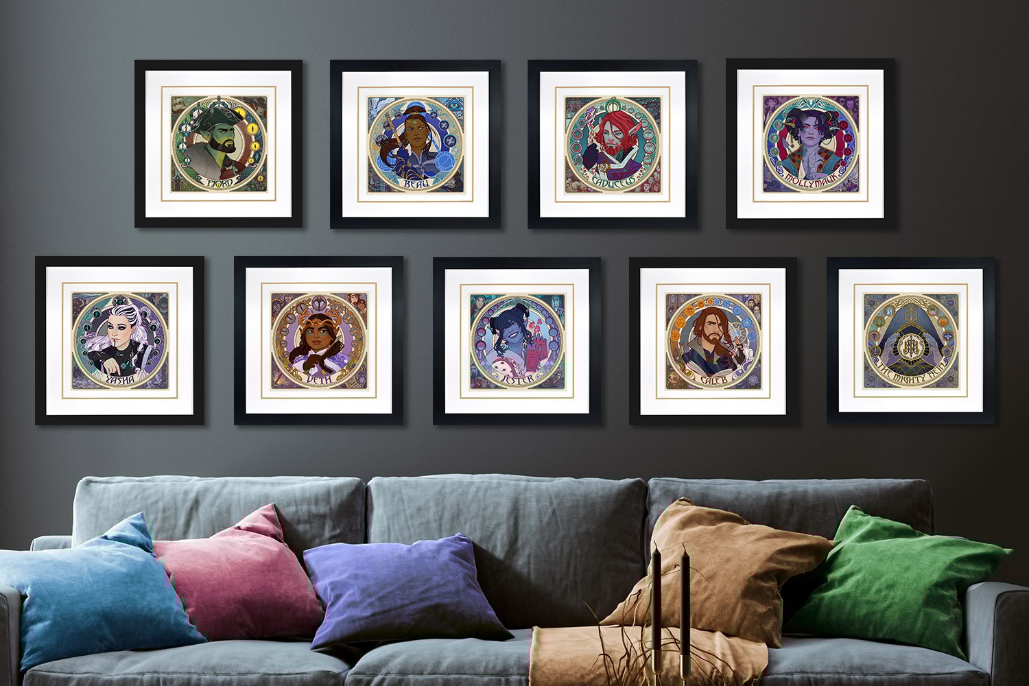 Mighty Nein Portrait Series (Set of 9) Exclusive Edition View 1
