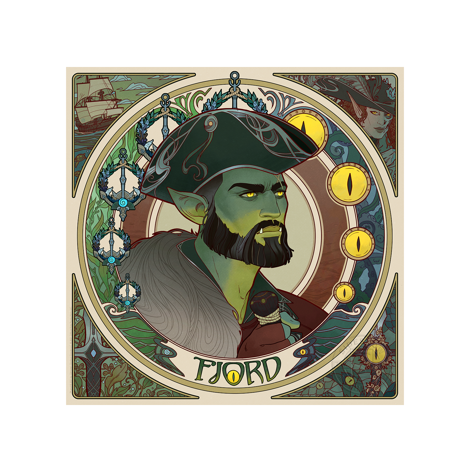 Mighty Nein Portrait Series: Fjord Exclusive Edition View 2