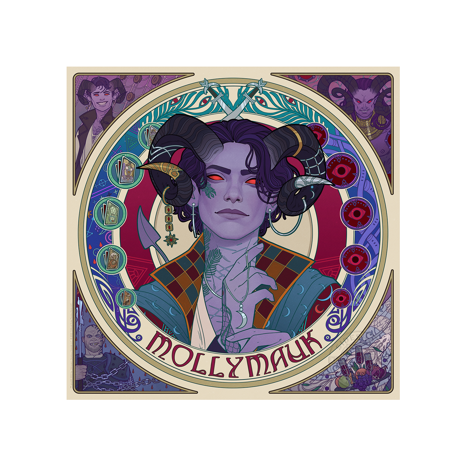 Mighty Nein Portrait Series: Mollymauk Exclusive Edition 
