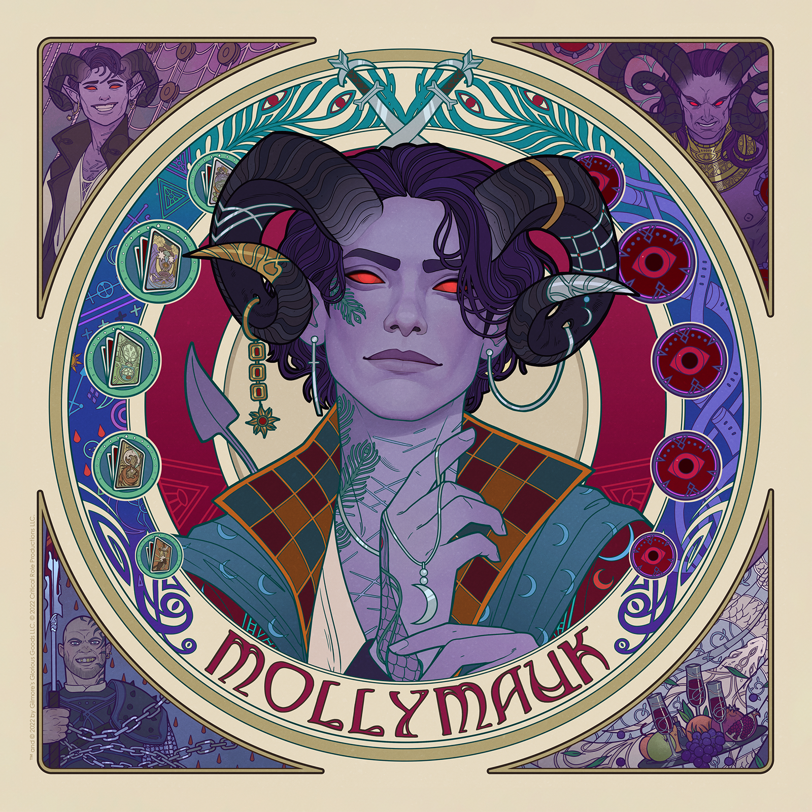 Mighty Nein Portrait Series: Mollymauk Exclusive Edition 