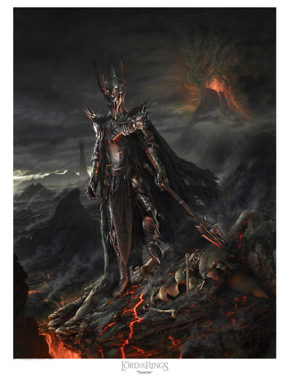 The Lord of the Rings Sauron Variant Art Print  View 5