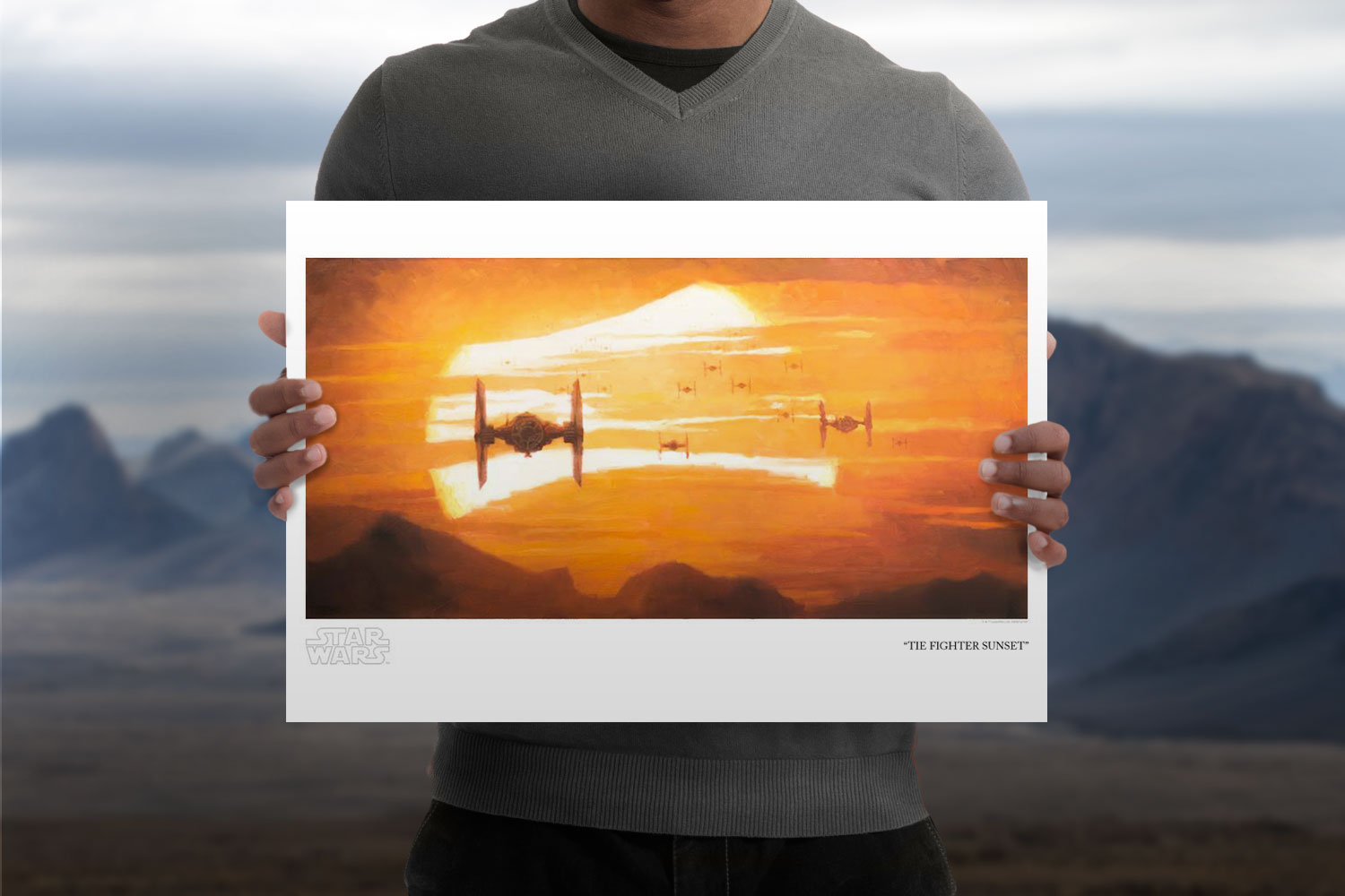 TIE Fighter Sunset