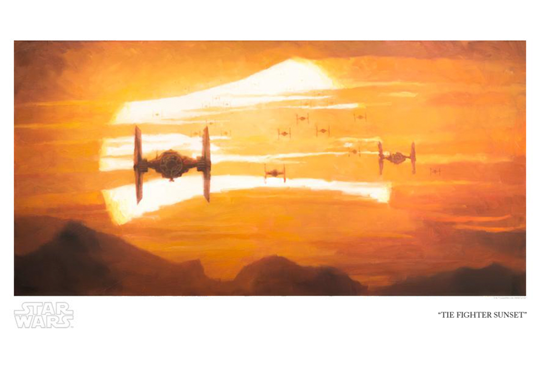 TIE Fighter Sunset