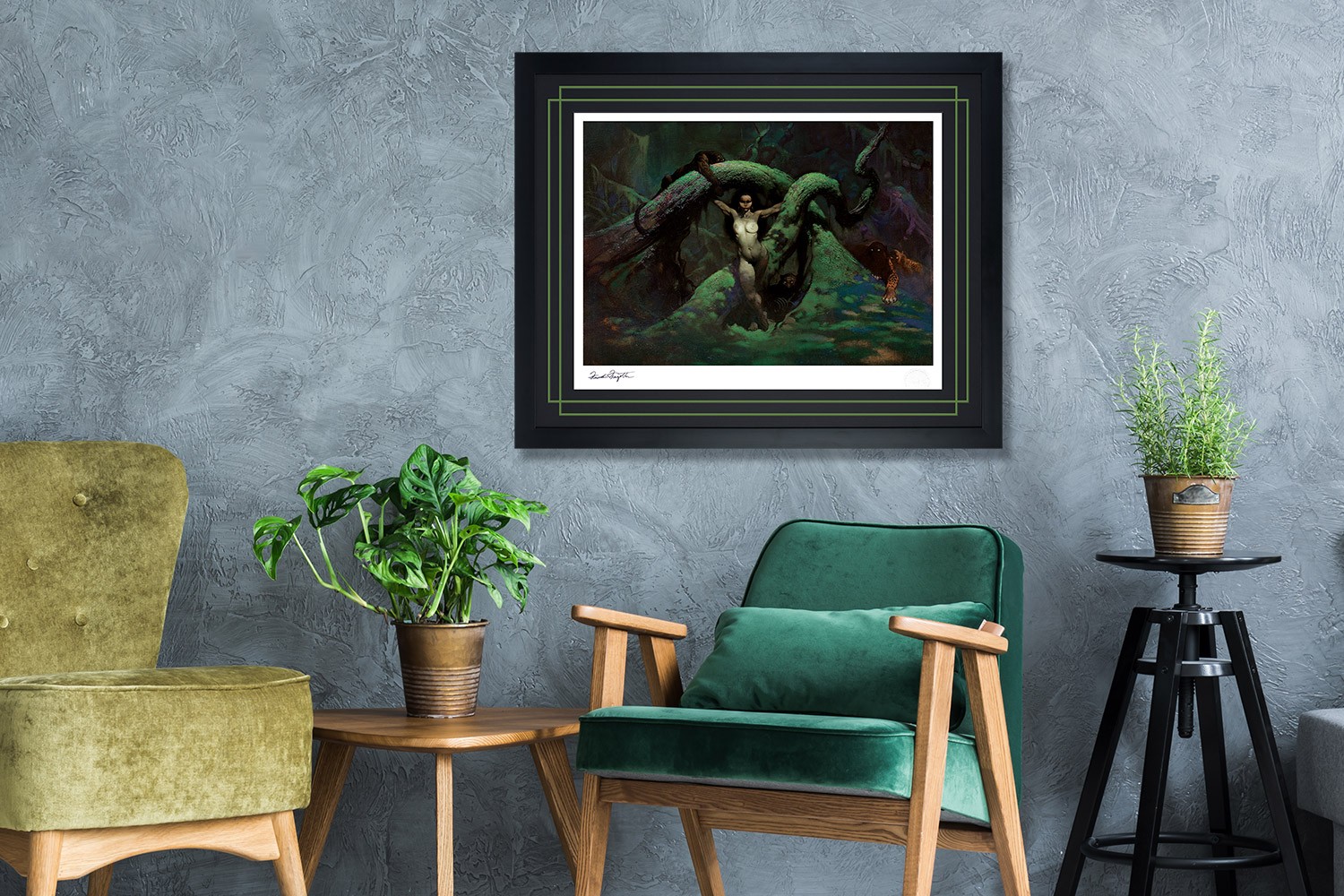 Frank Frazetta Cat Girl Art Print  View 2