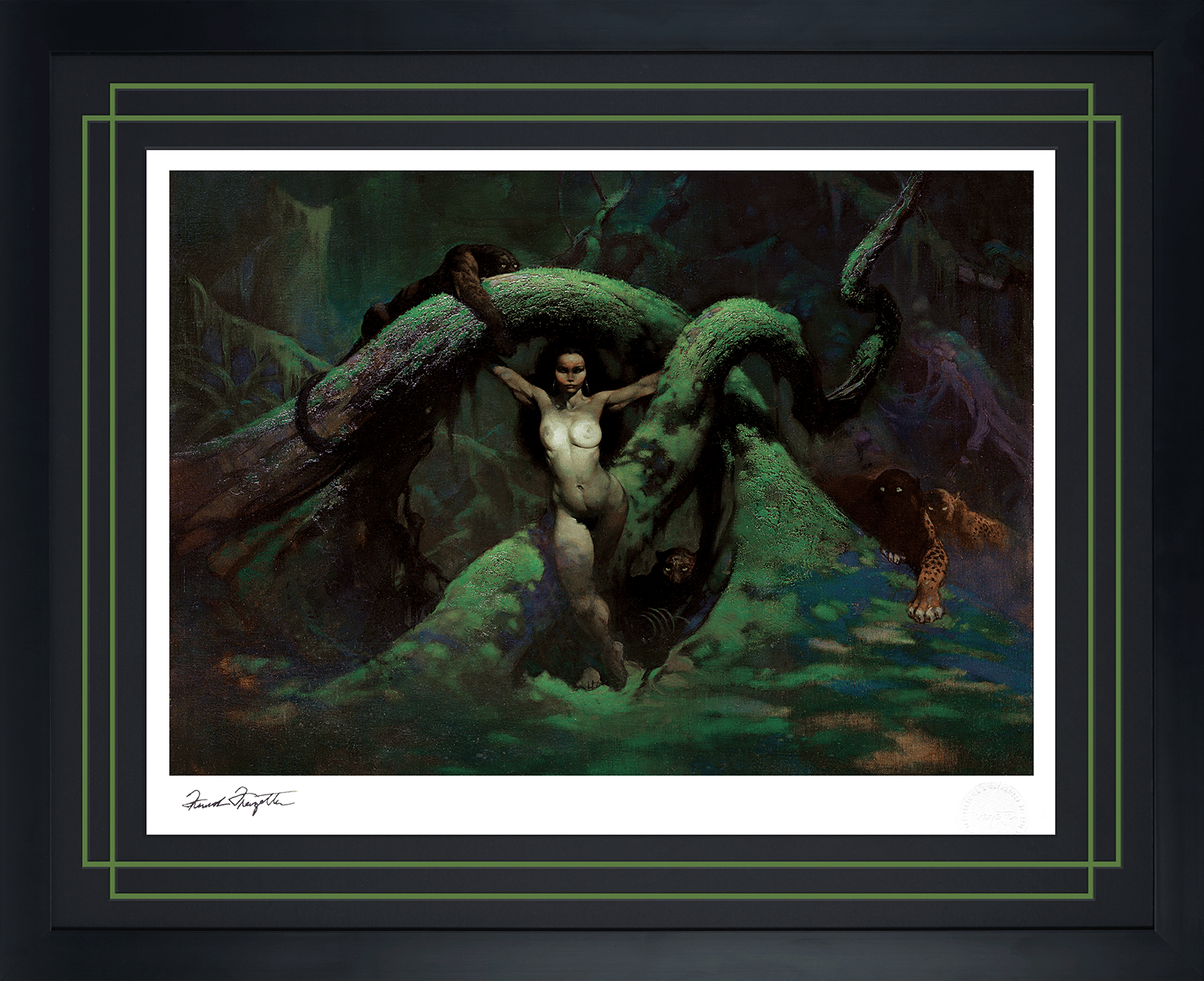 Frank Frazetta Cat Girl Art Print  View 3
