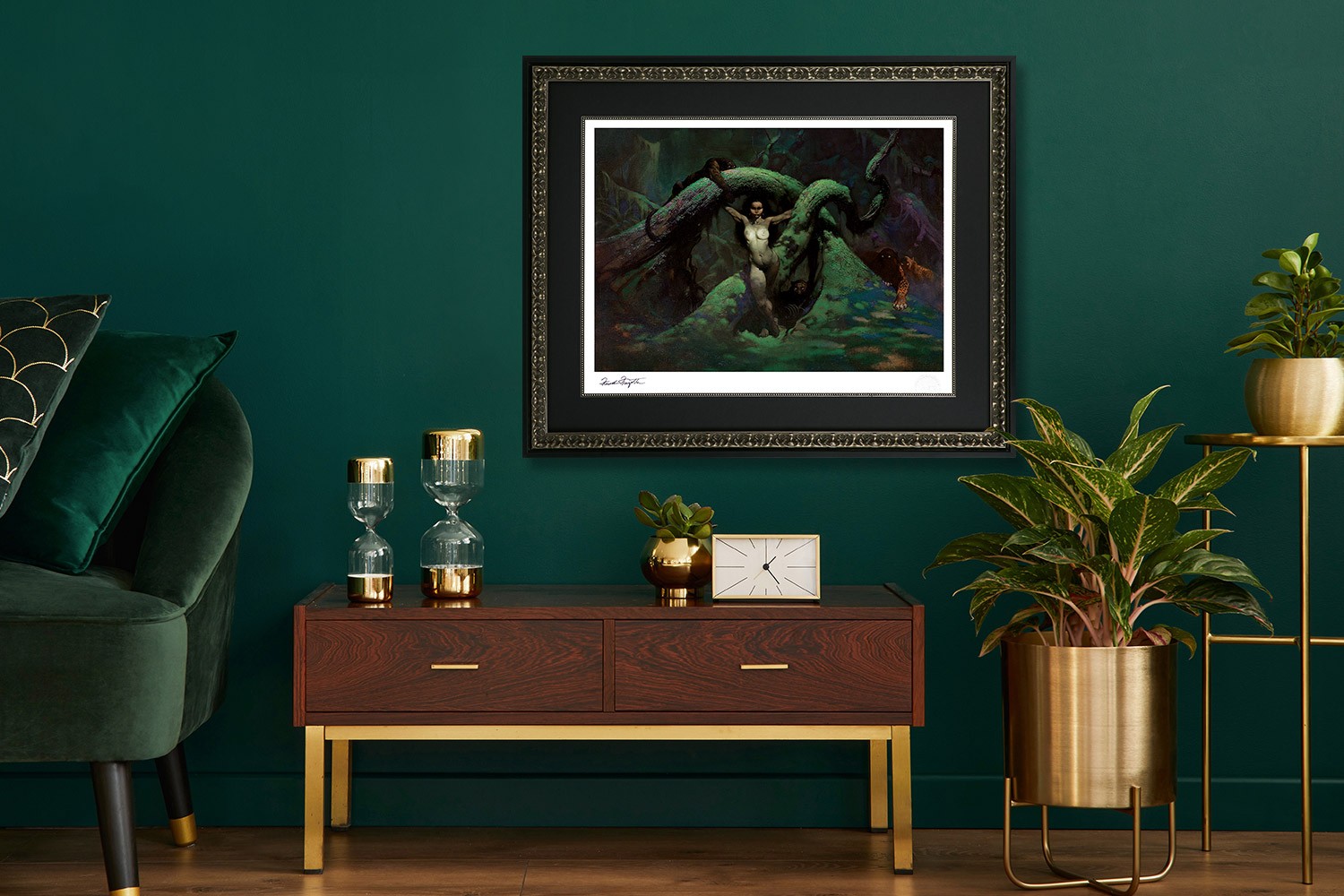 Frank Frazetta Cat Girl Art Print  View 2
