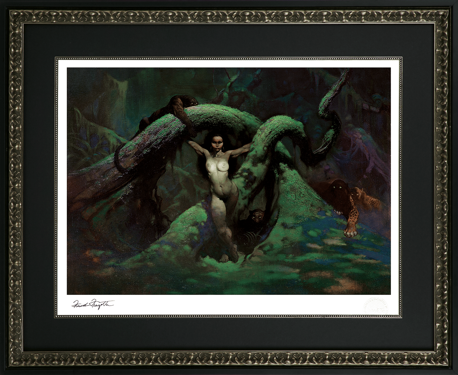 Frank Frazetta Cat Girl Art Print  View 3