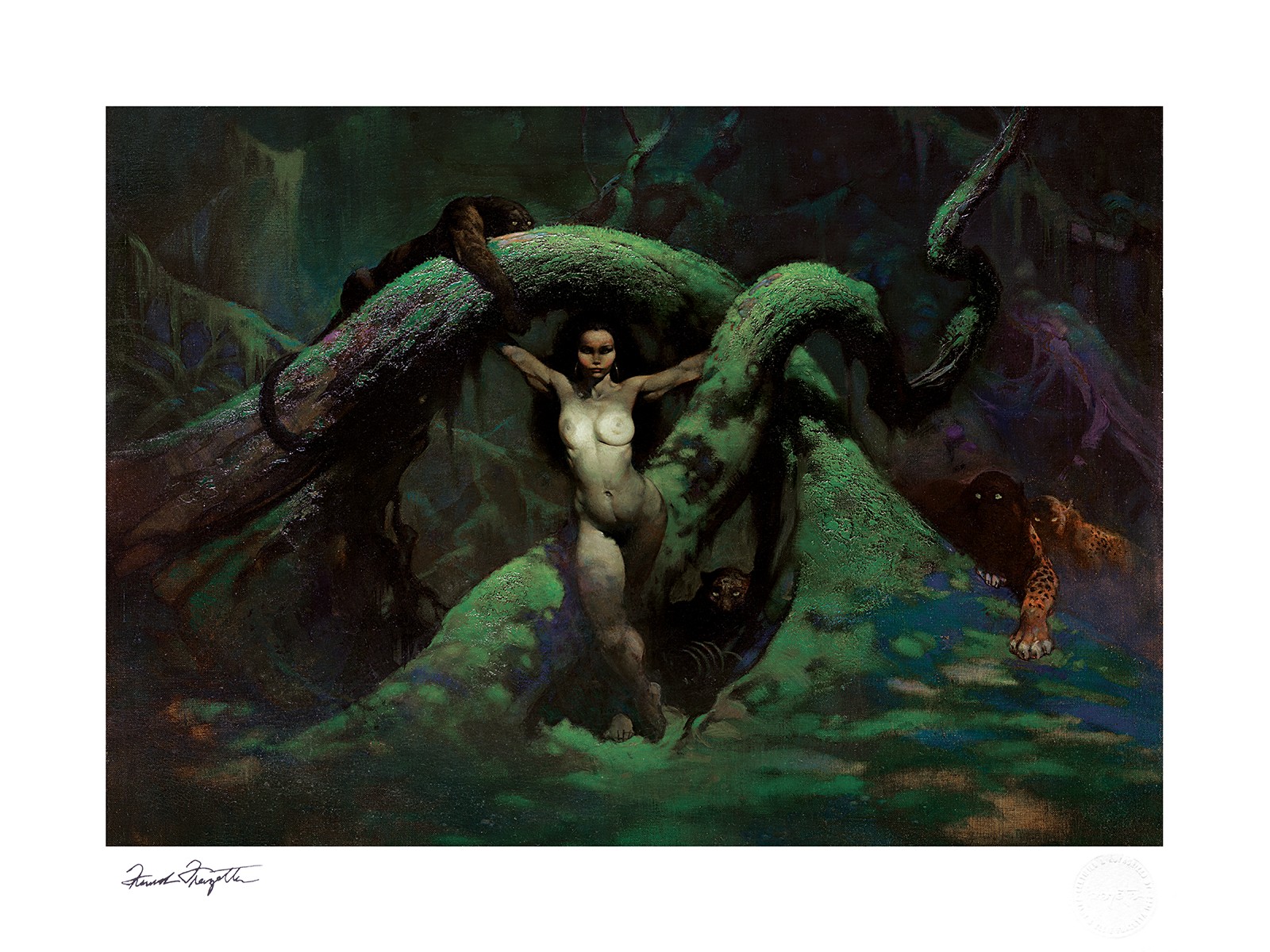 Frank Frazetta Cat Girl Art Print  View 3