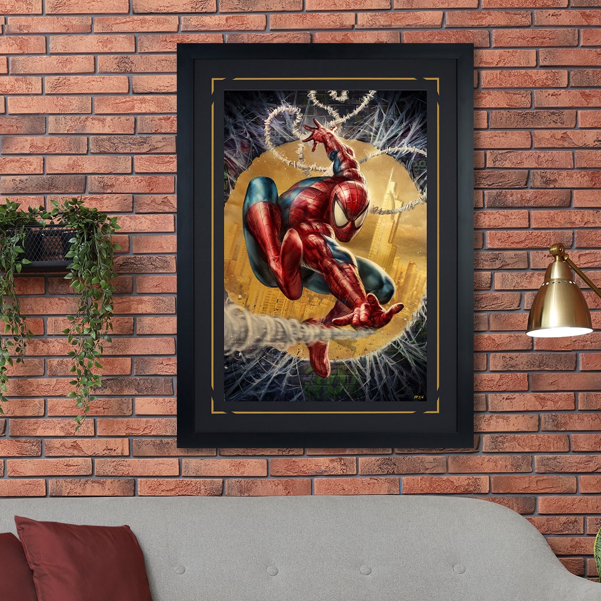 Marvel The Amazing Spider-Man #301 Tribute (Gold Foil Variant) Art Print  Exclusive Edition View 3