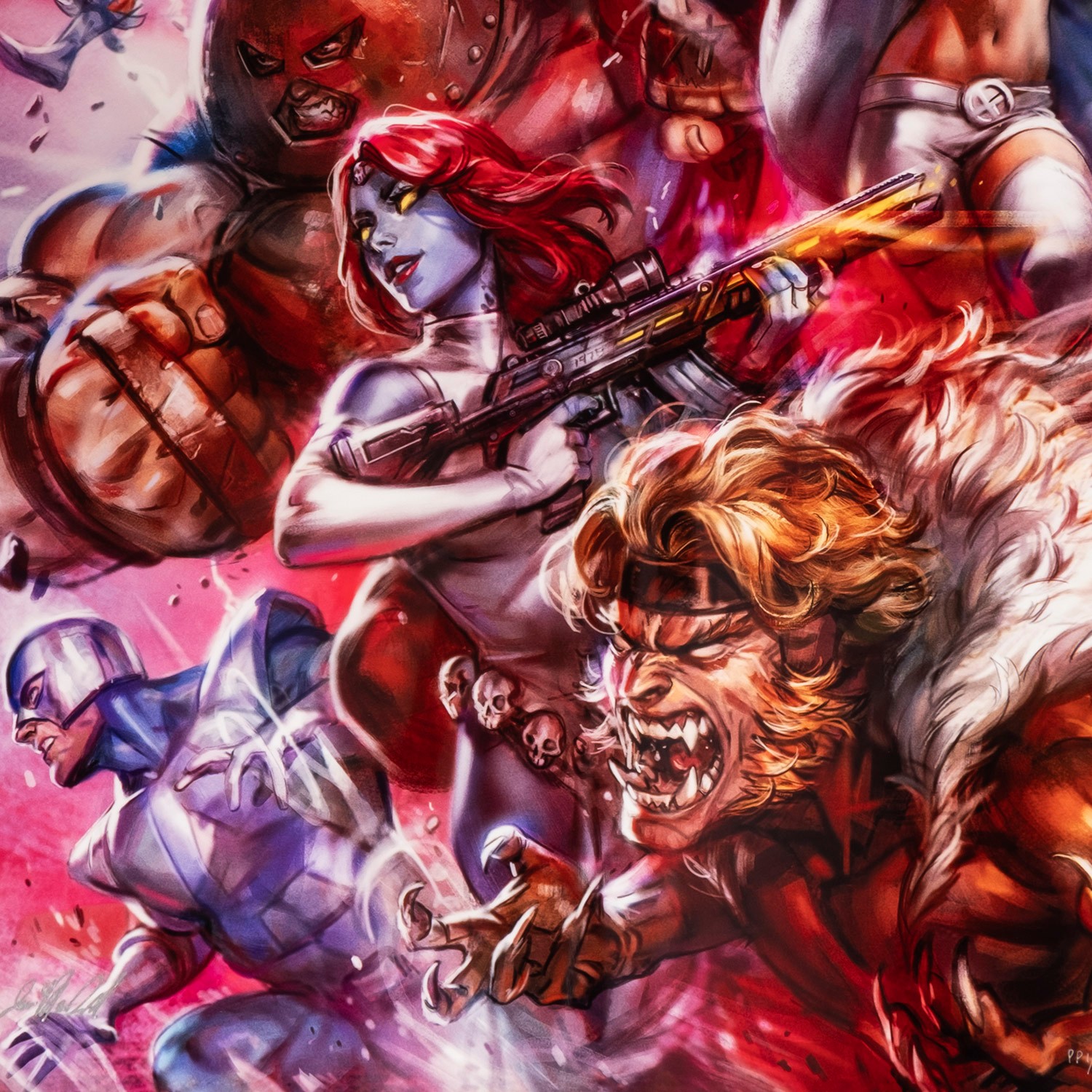 Marvel The Brotherhood of Mutants Art Print  Exclusive Edition View 7