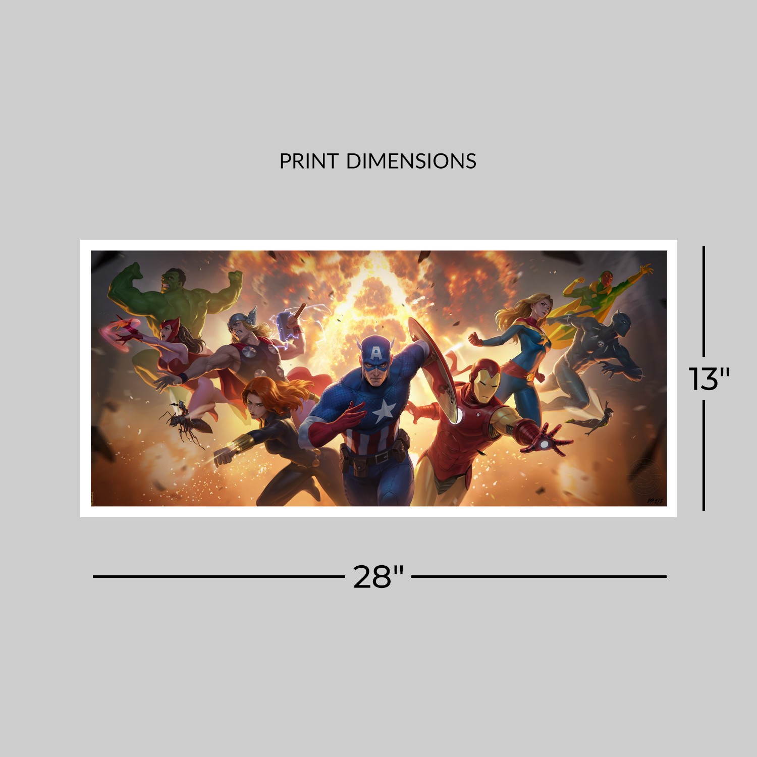 The Avengers Assemble Fine Art Print by Nixell Cho