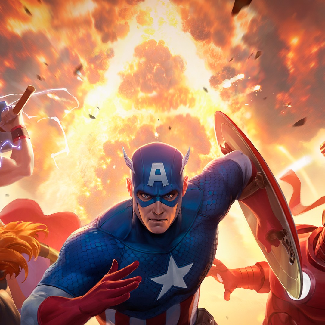 The Avengers Assemble Fine Art Print by Nixell Cho