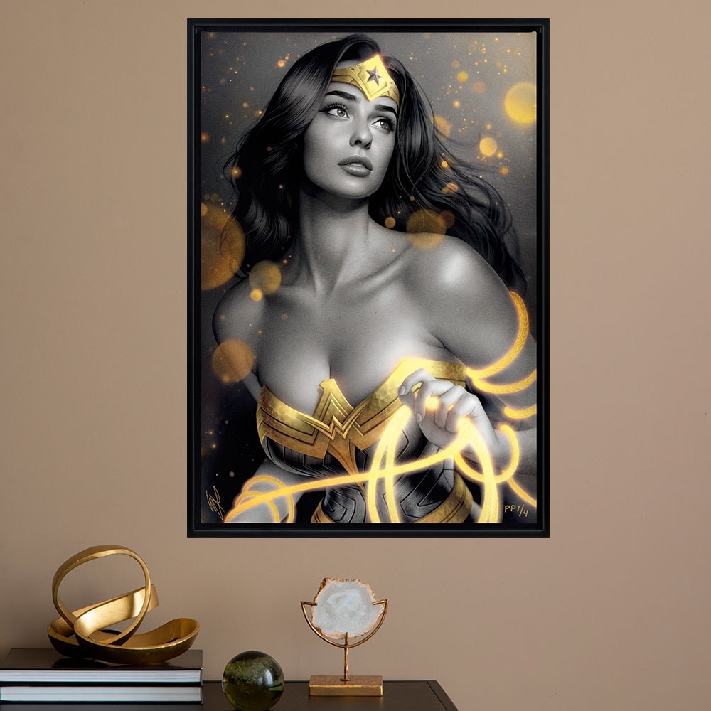DC Comics Wonder Woman: Black & Gold Art Print  Exclusive Edition View 1