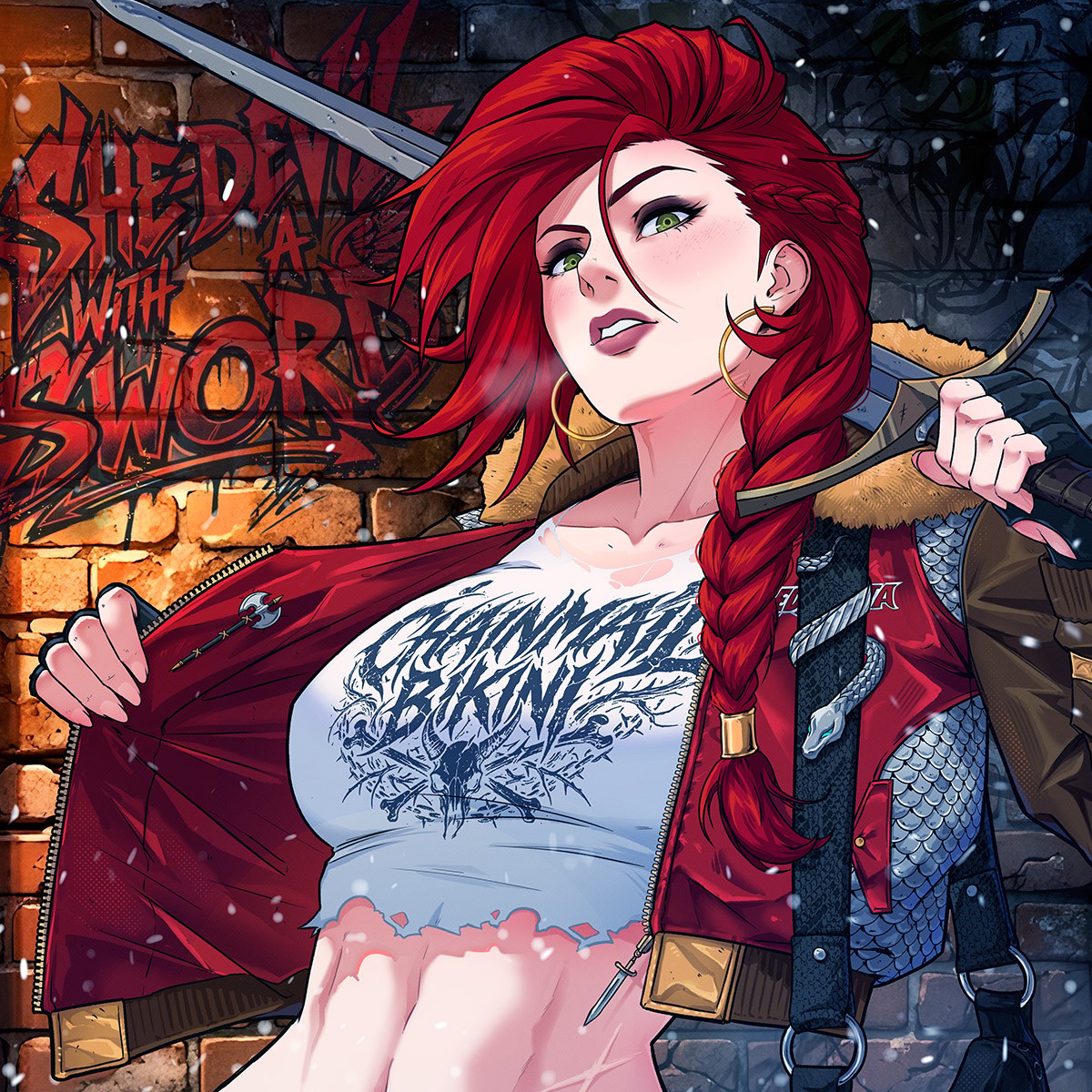 Dynamite Red Sonja Art Print  Exclusive Edition View 3