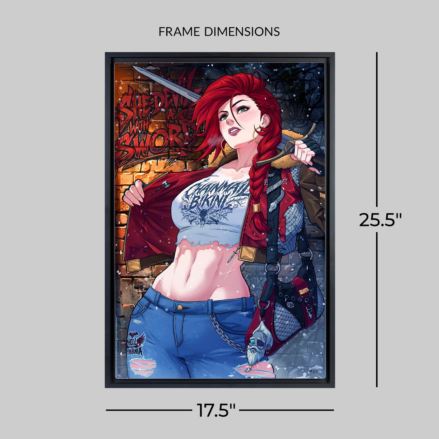 Dynamite Red Sonja Art Print  Exclusive Edition View 2