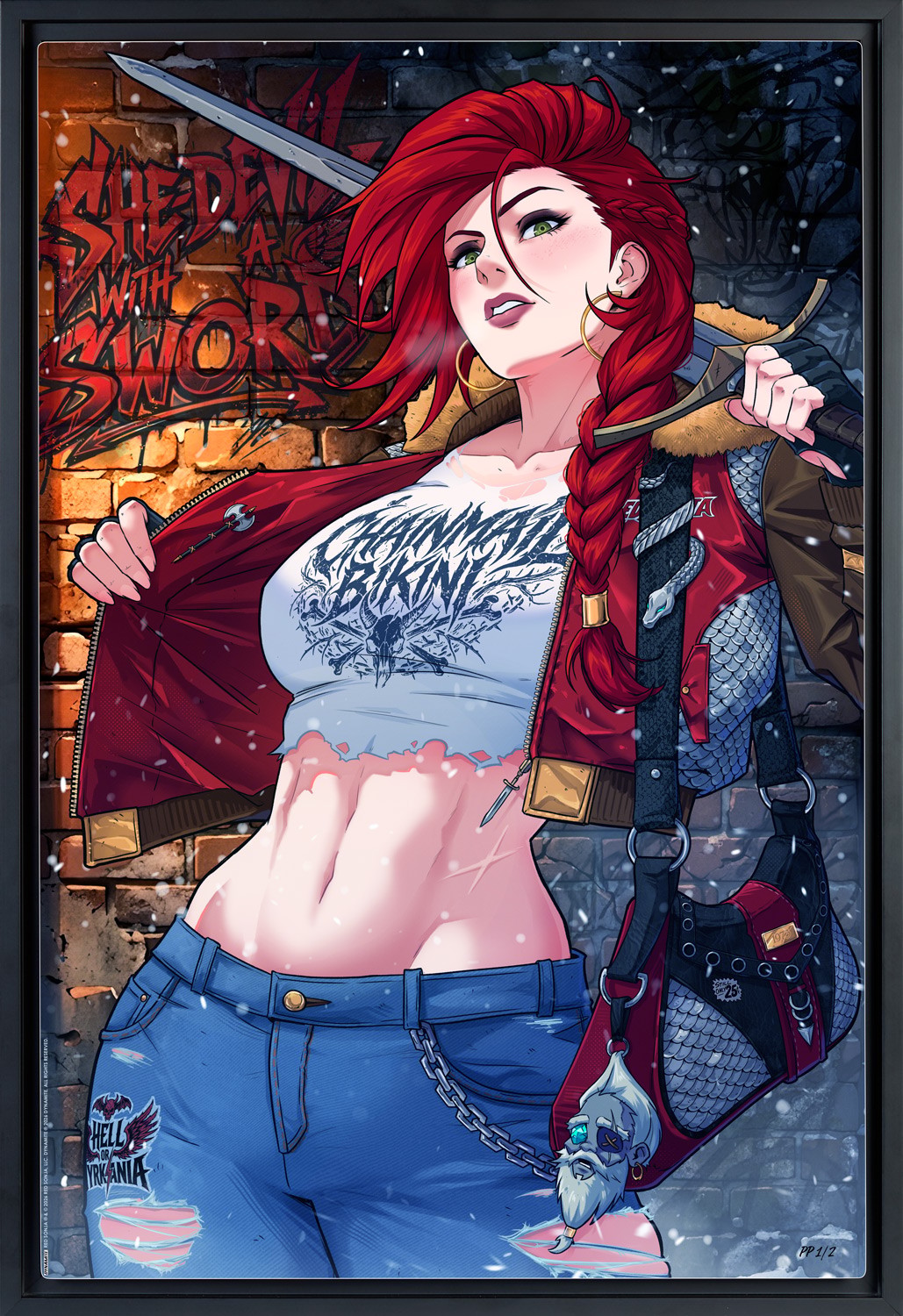 Dynamite Red Sonja Art Print  Exclusive Edition View 5