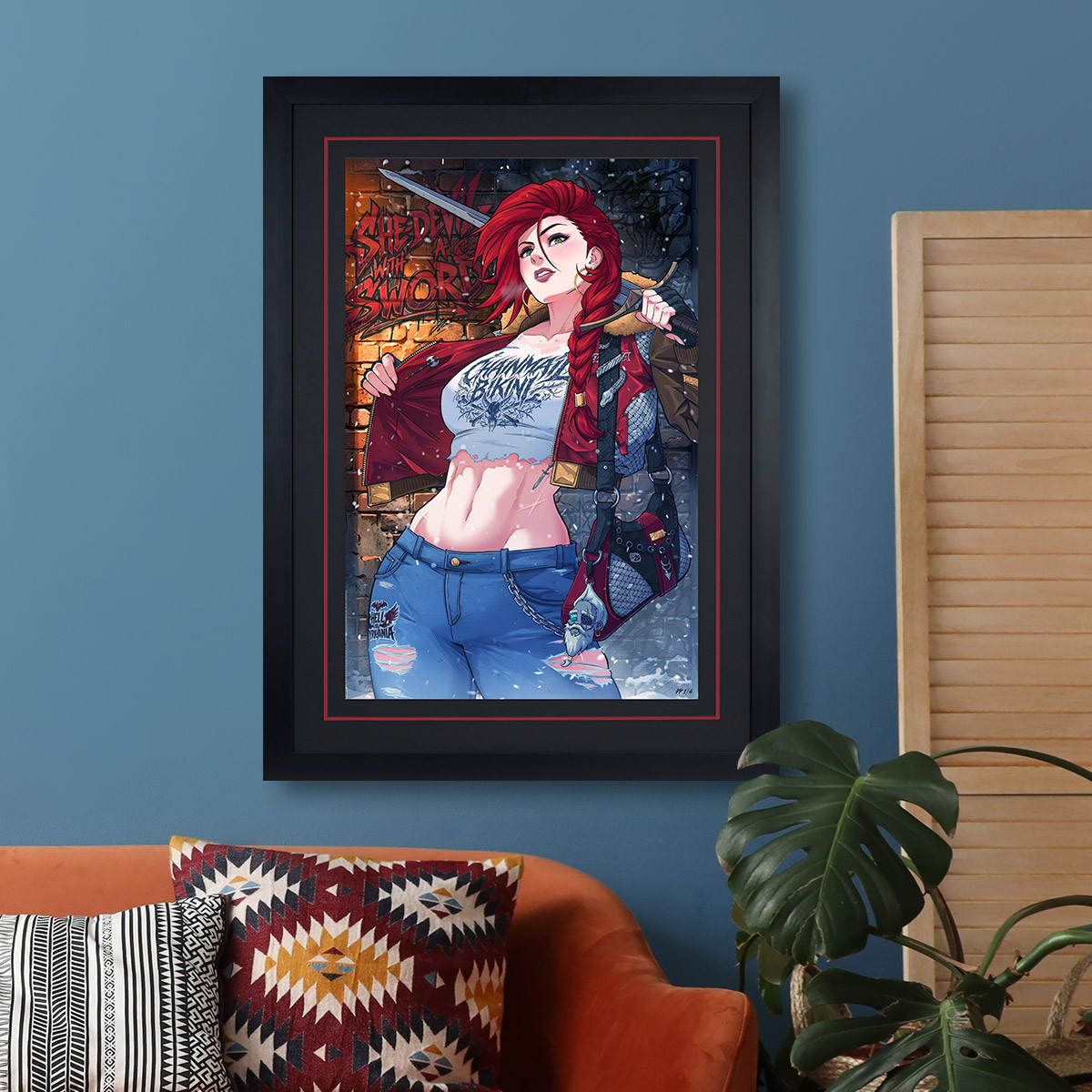 Dynamite Red Sonja Art Print  Exclusive Edition View 1