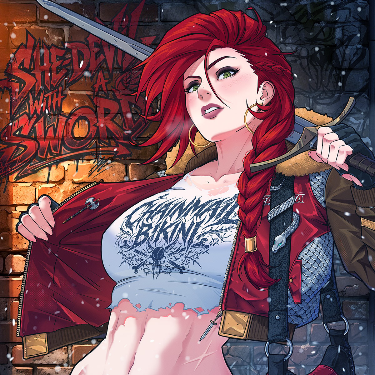 Dynamite Red Sonja Art Print  Exclusive Edition View 3
