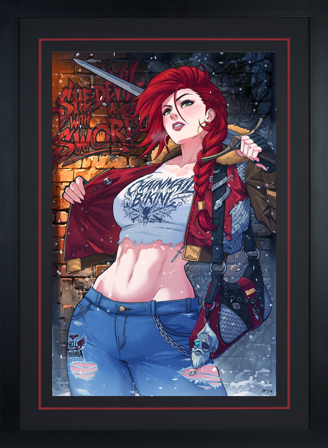 Dynamite Red Sonja Art Print  Exclusive Edition View 6