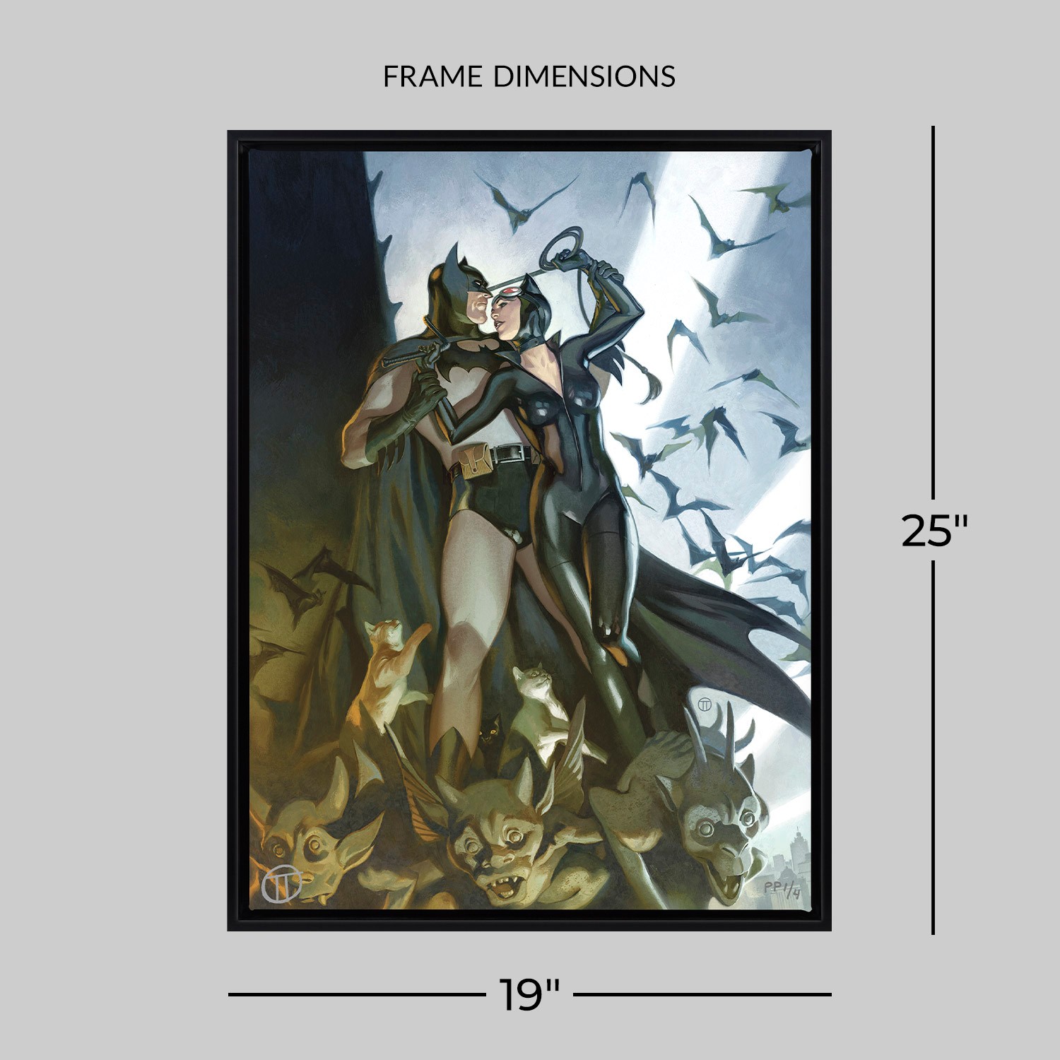 DC Comics Batman & Catwoman Art Print  Exclusive Edition View 3