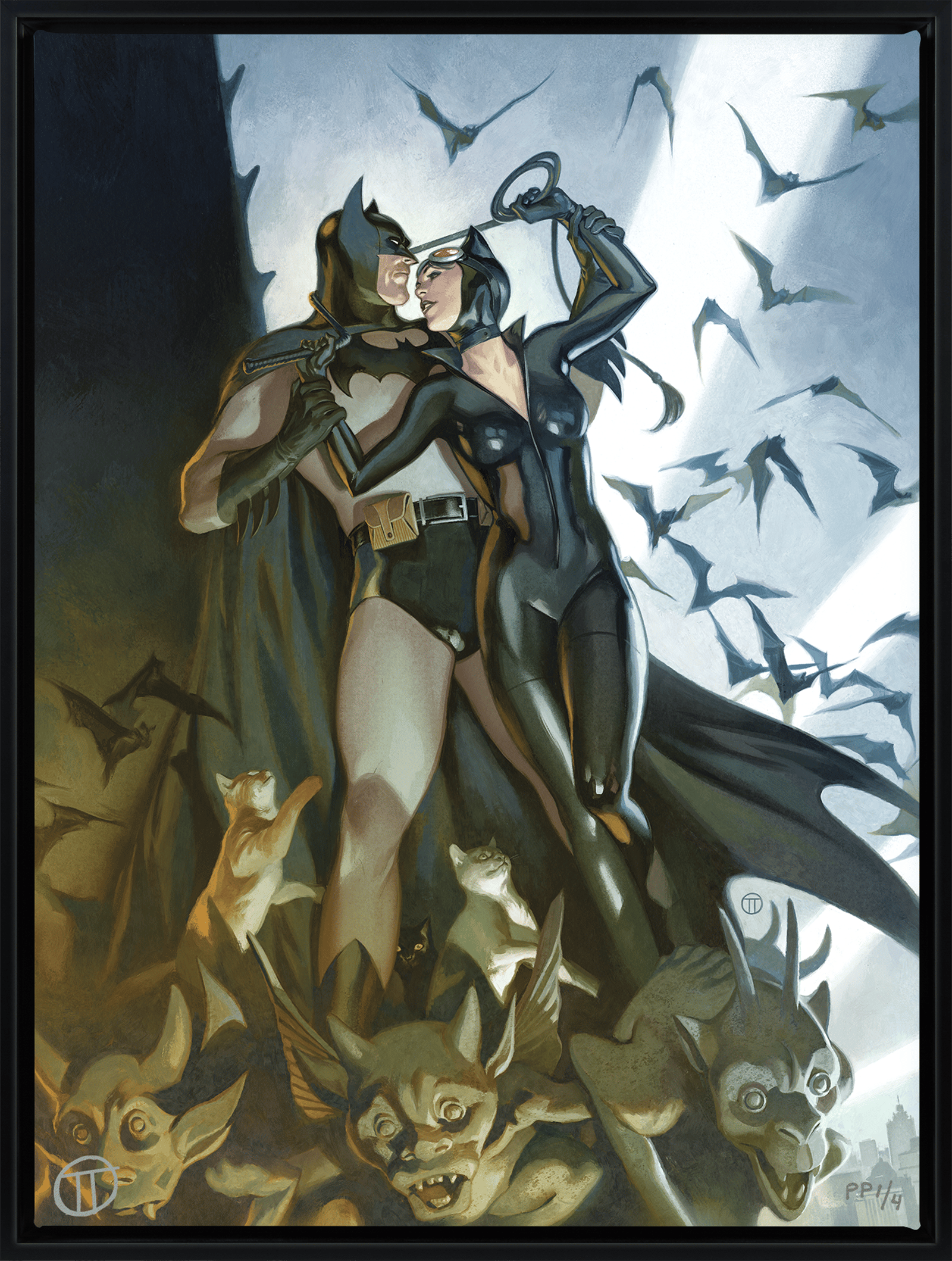 DC Comics Batman & Catwoman Art Print  Exclusive Edition View 5