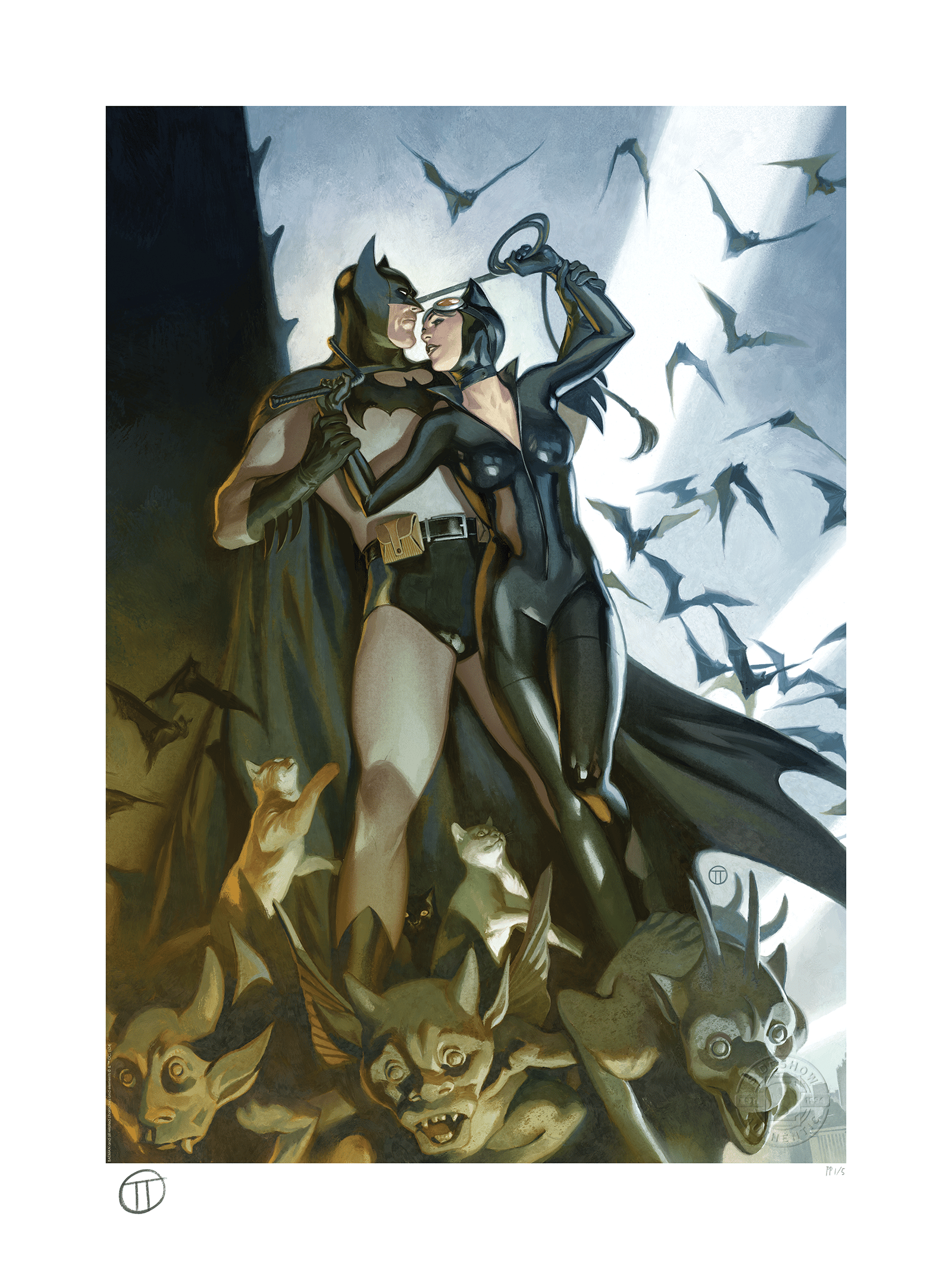DC Comics Batman & Catwoman Art Print  Exclusive Edition View 5