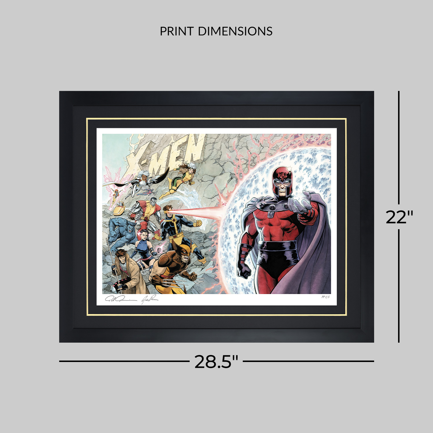 Marvel The X-Men #1 Tribute Art Print  Exclusive Edition View 2