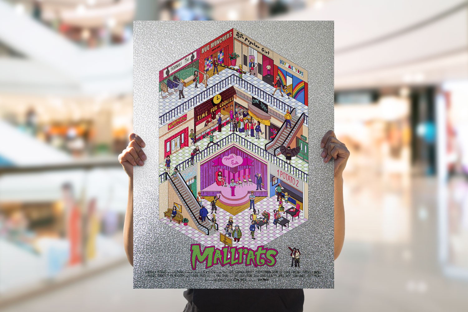 Mallrats Movie Poster (Magic Eye Foil Variant) View 1