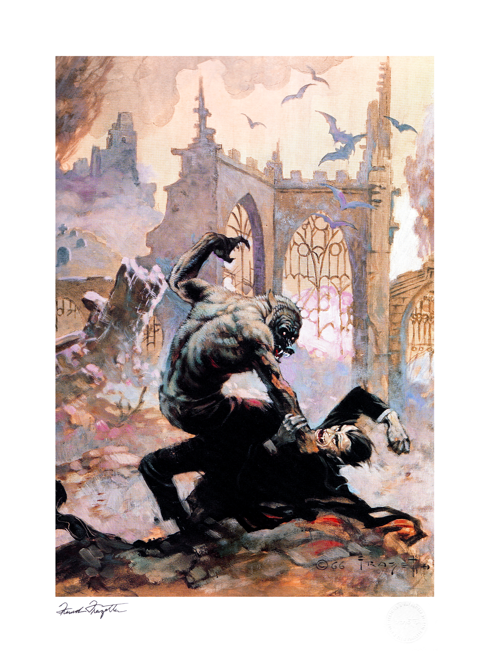 Werewolf and Dracula View 2