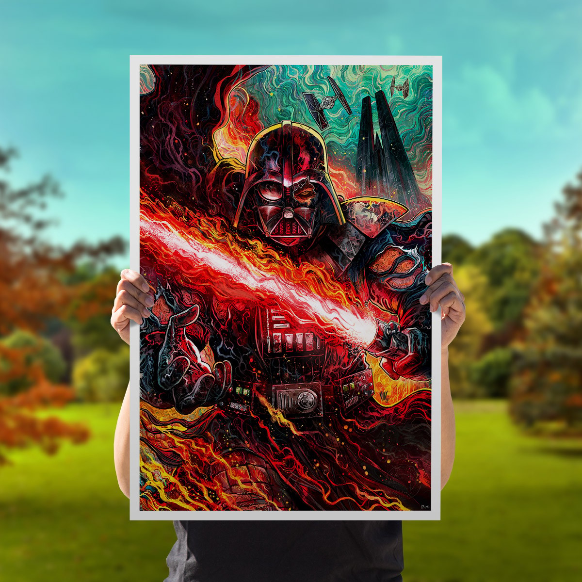 Star Wars Darth Vader™: Dark Lord's Fury Art Print  Exclusive Edition View 1
