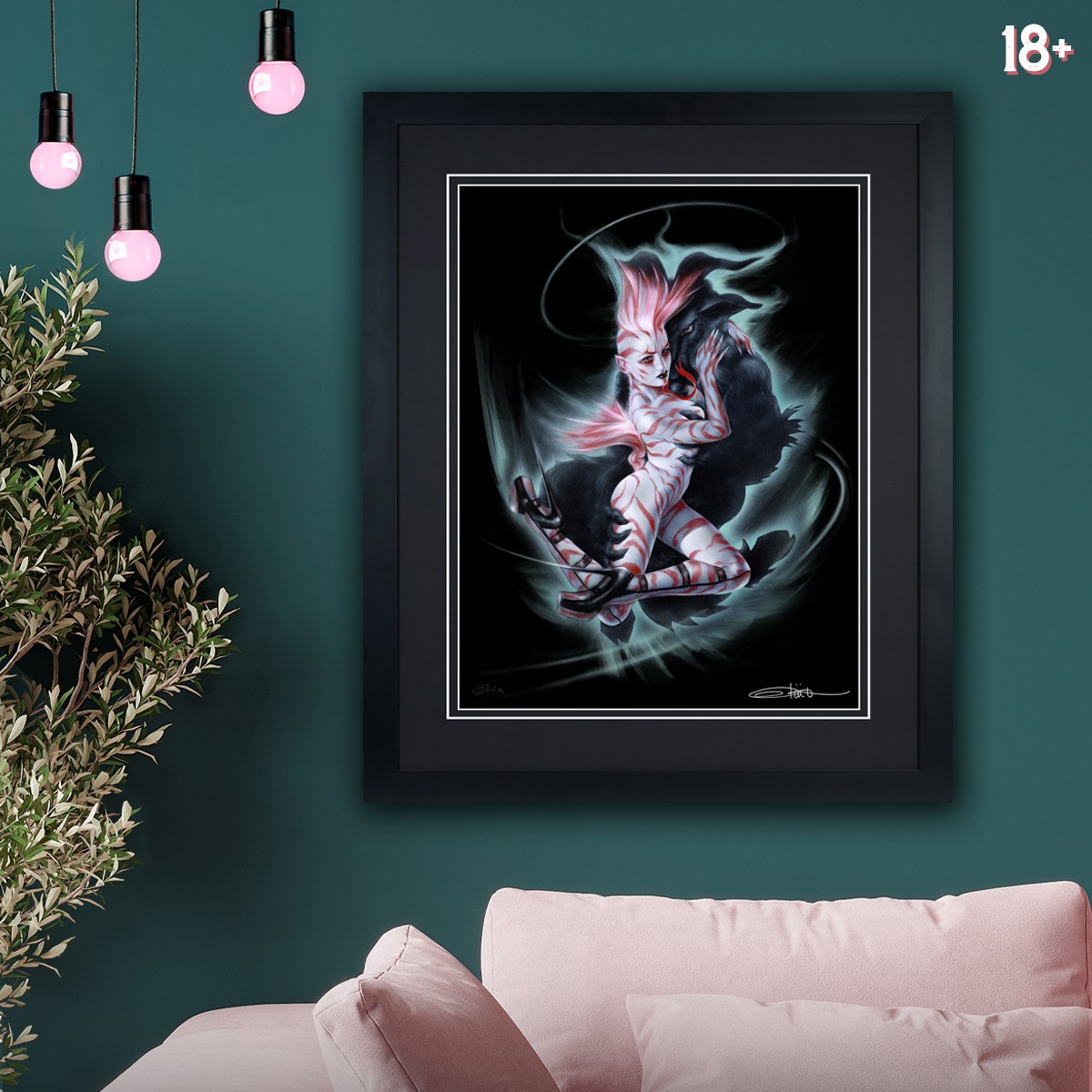 Olivia De Berardinis Dancing with the Devil Art Print  Exclusive Edition View 7