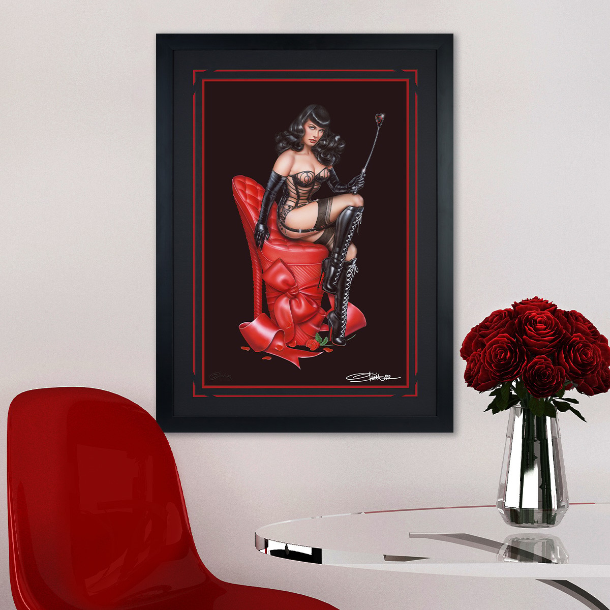 Bettie Page Bettie Page: Love Hurts Art Print  Exclusive Edition View 3