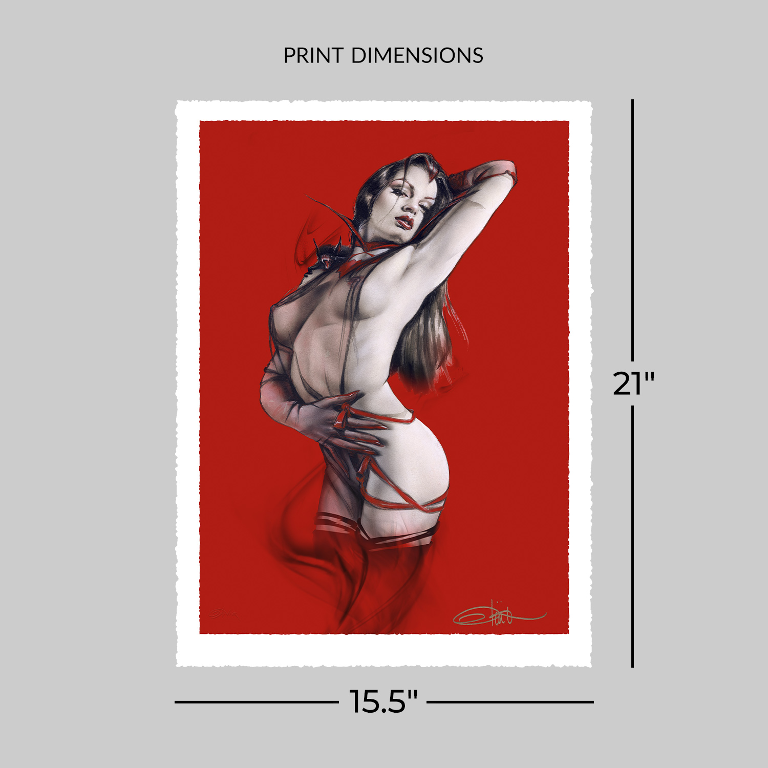 Olivia De Berardinis Vamparia Art Print  Exclusive Edition View 2