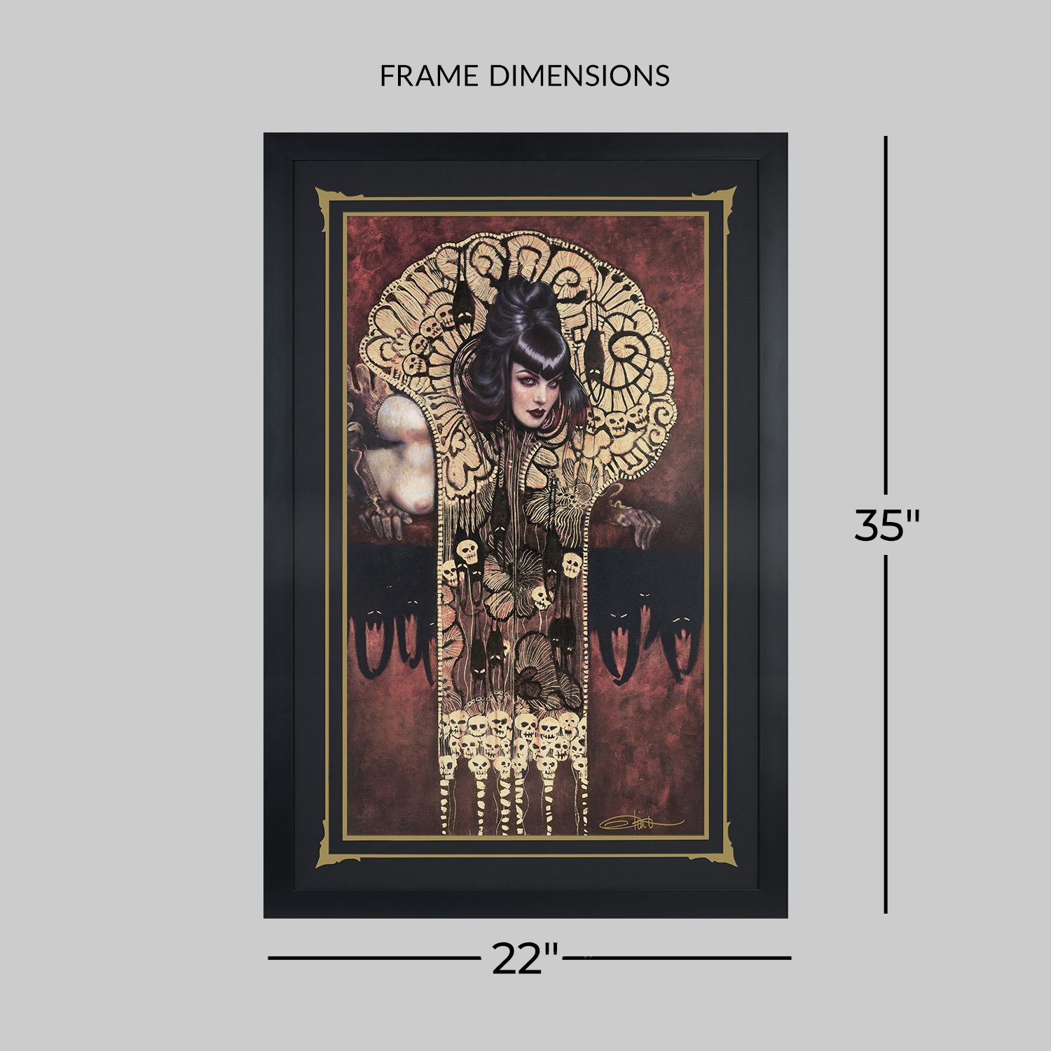 Olivia De Berardinis Danse Macabre Art Print  View 2